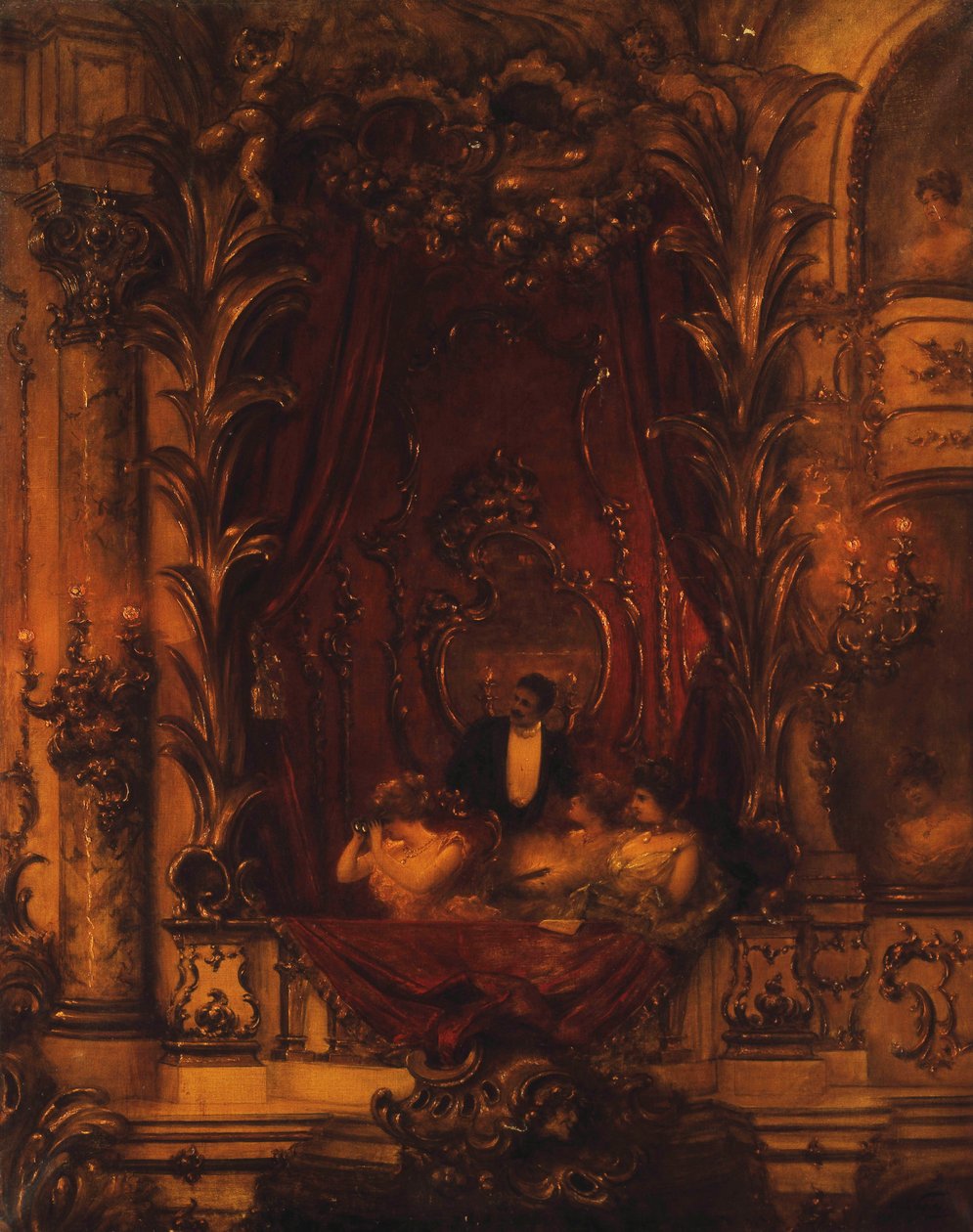 Operada Bir Akşam by Carl Kahler