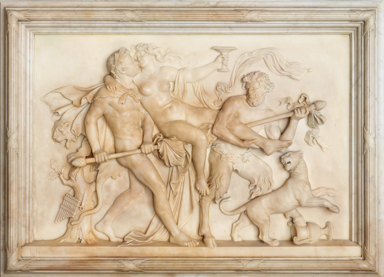 Bacchante alayı by Carl Kundmann