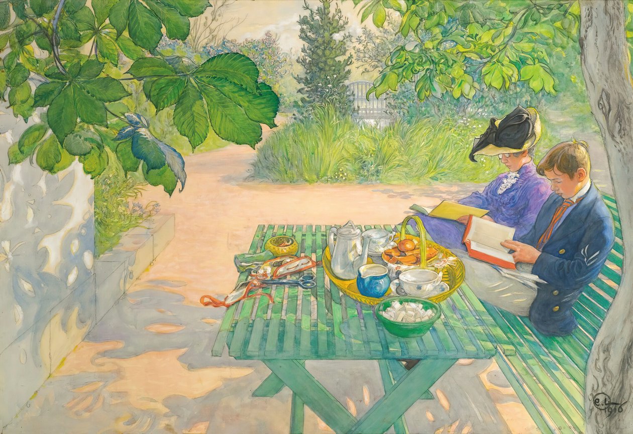 tatil okuma by Carl Larsson