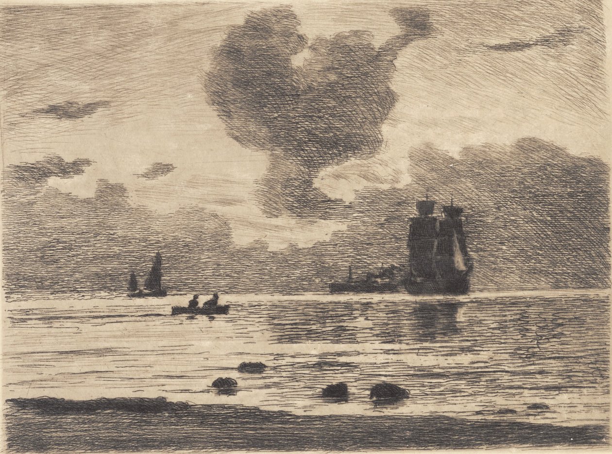 denizde akşam by Carl Locher