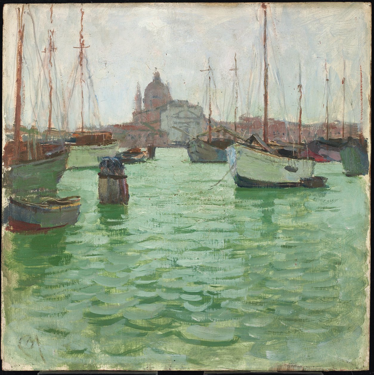 Santa Marie della Selamı (panelde yağ) by Carl Moll