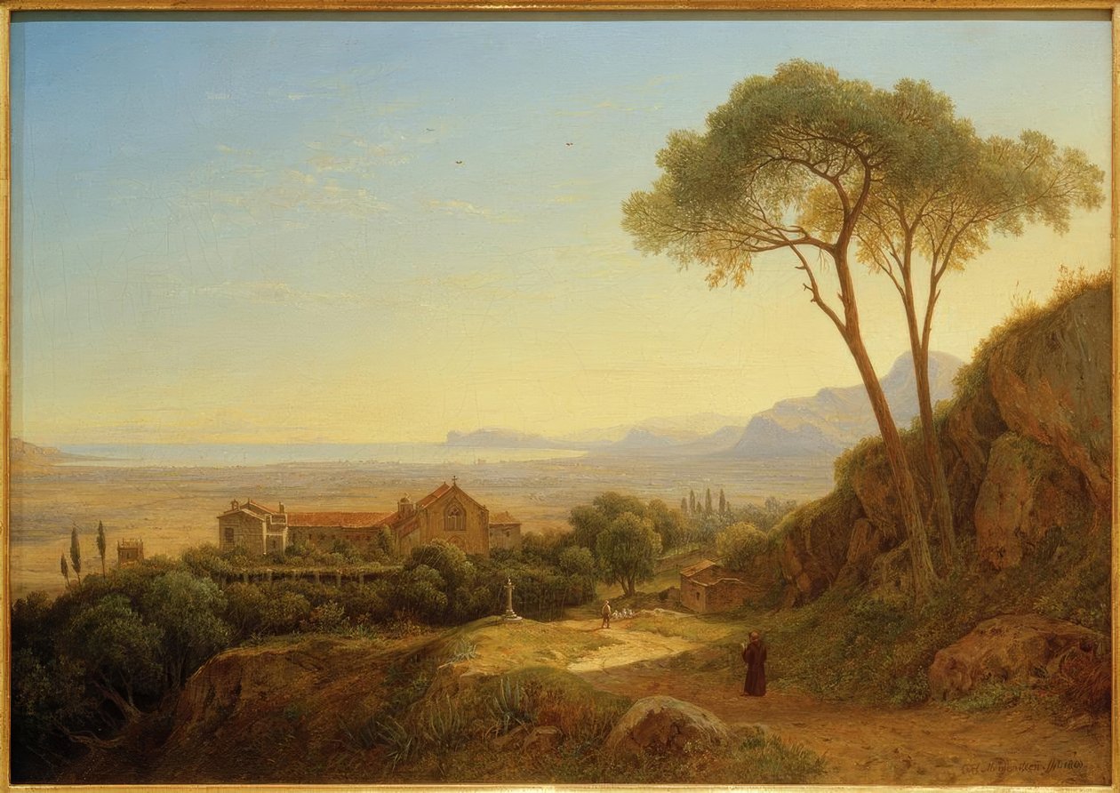 C. Sabah yıldızı, akşam havası ... Capuchin manastırı Baida ... by Carl Morgenstern