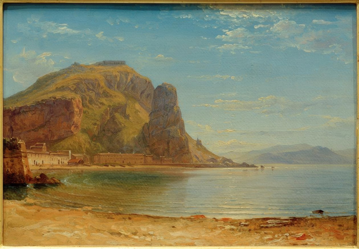 C. Sabah yıldızı, Terracina ile balık kayası by Carl Morgenstern