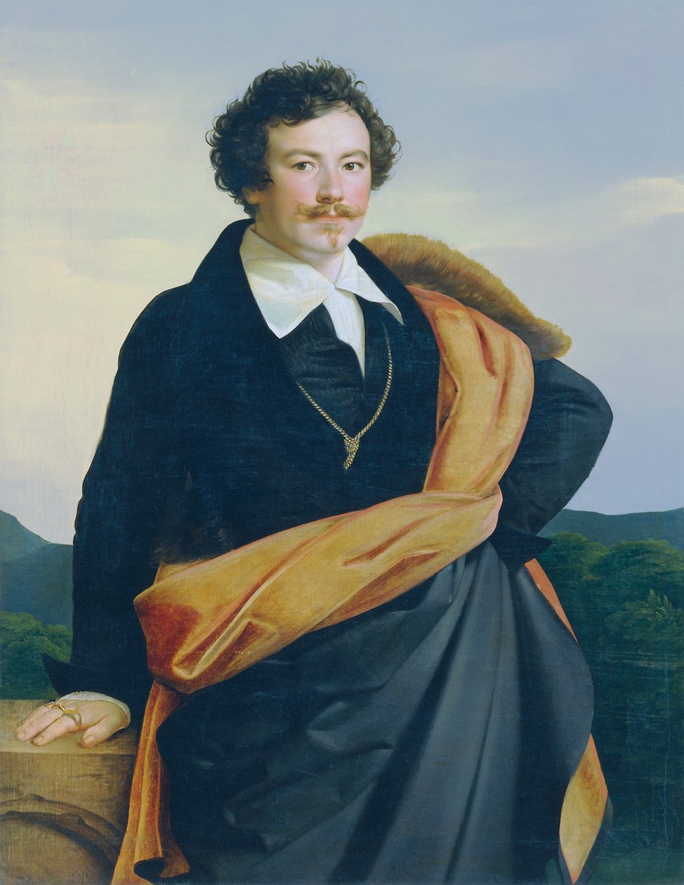 kendi kendine portre by Carl Peter Goebel d. Ä.
