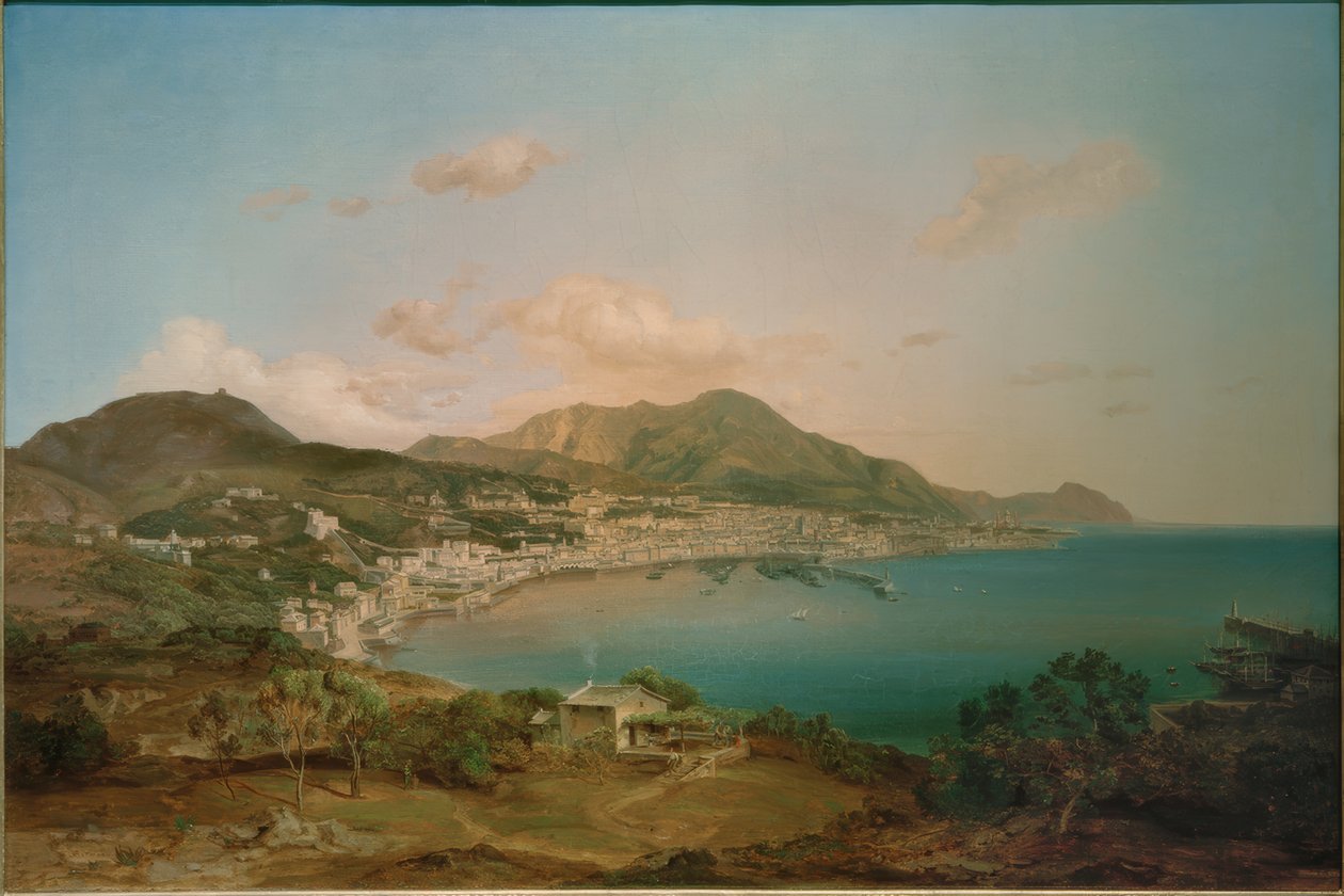 Cenova üzerinden görünüm by Carl Rottmann