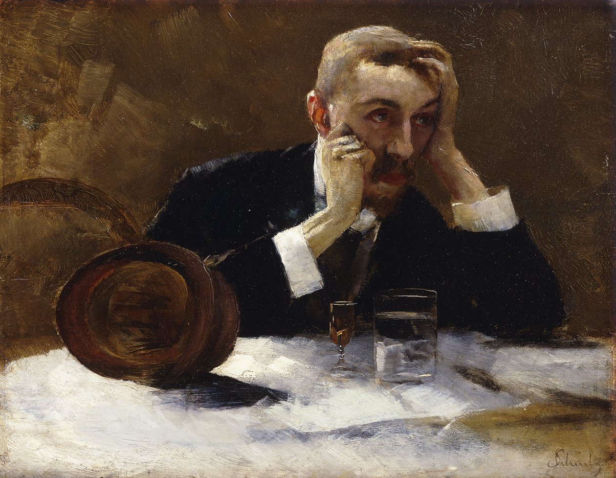 Geç Otoportre; geç otoportre, by Carl Schuch