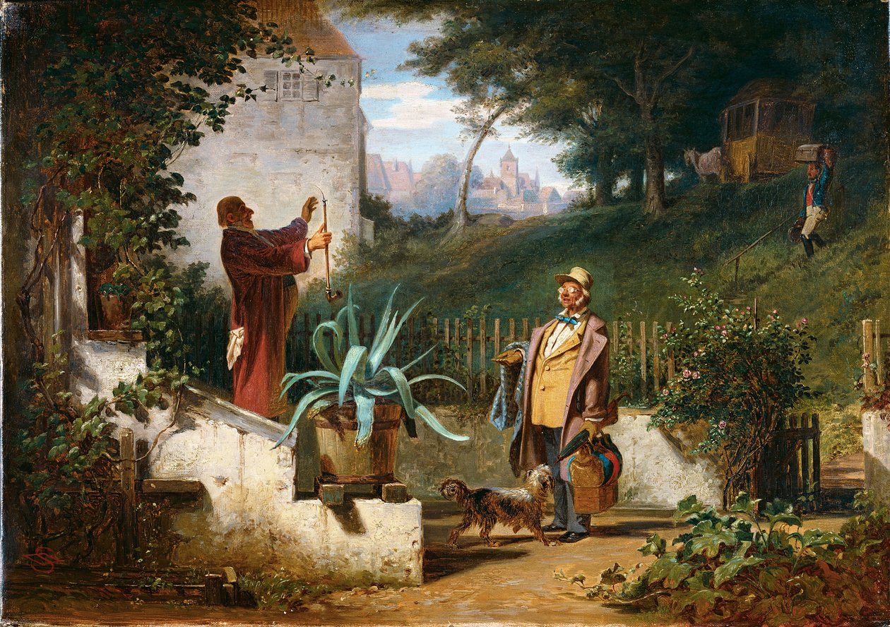 Çocukluk arkadaşı by Carl Spitzweg