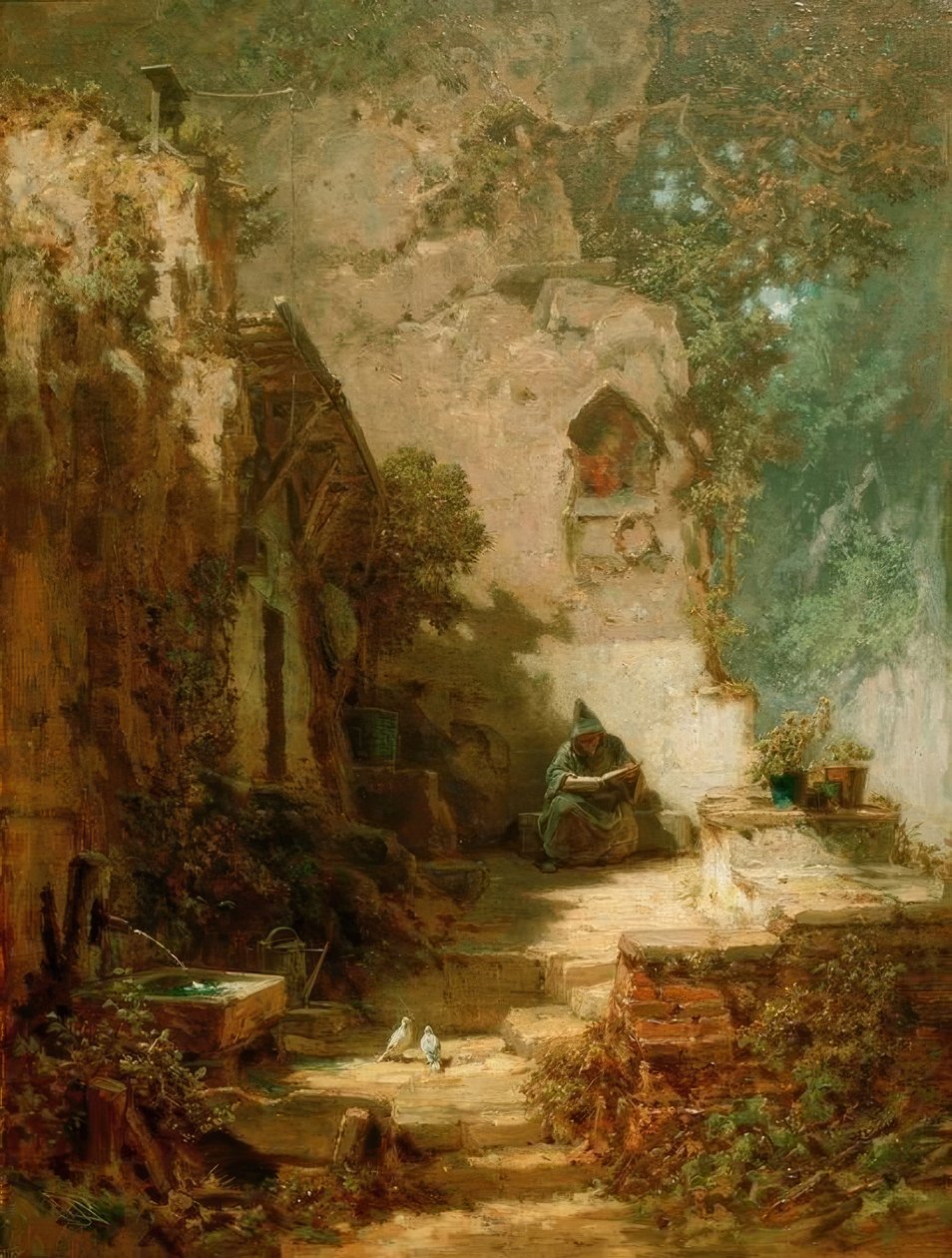 münzevi by Carl Spitzweg