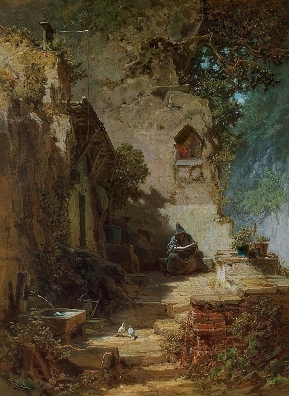 münzevi by Carl Spitzweg