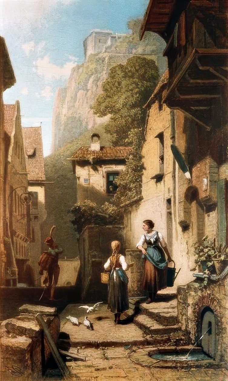 hafif süvari by Carl Spitzweg