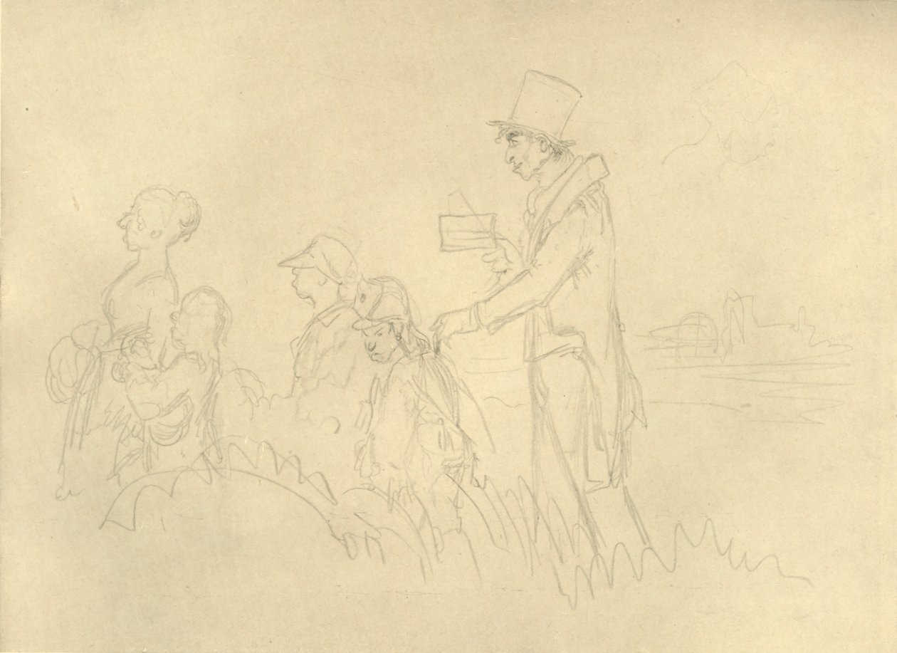 Yahudi Magister, 19. yüzyılın ortaları, c1924. by Carl Spitzweg