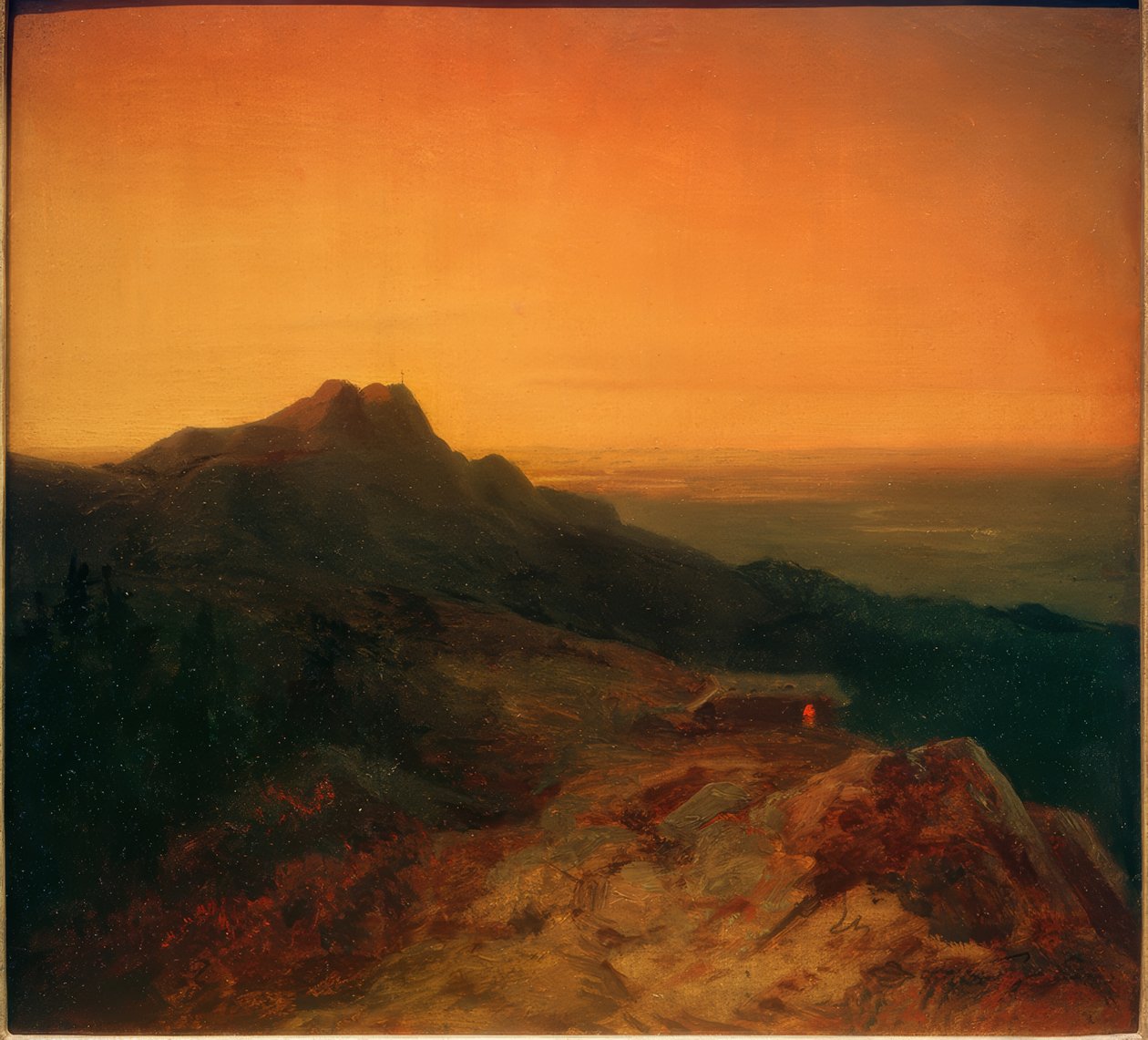 Akşam Benediktenwand by Carl Spitzweg
