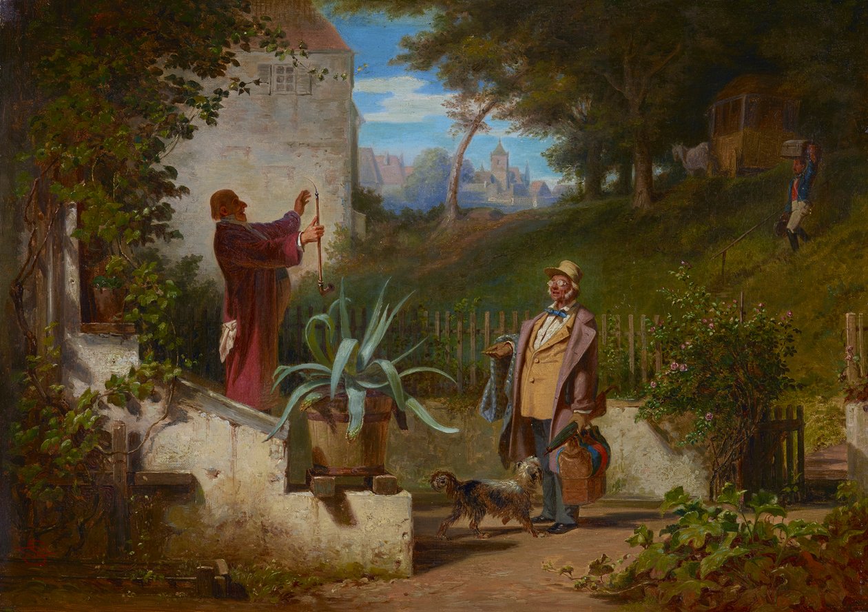 çocukluk arkadaşları by Carl Spitzweg