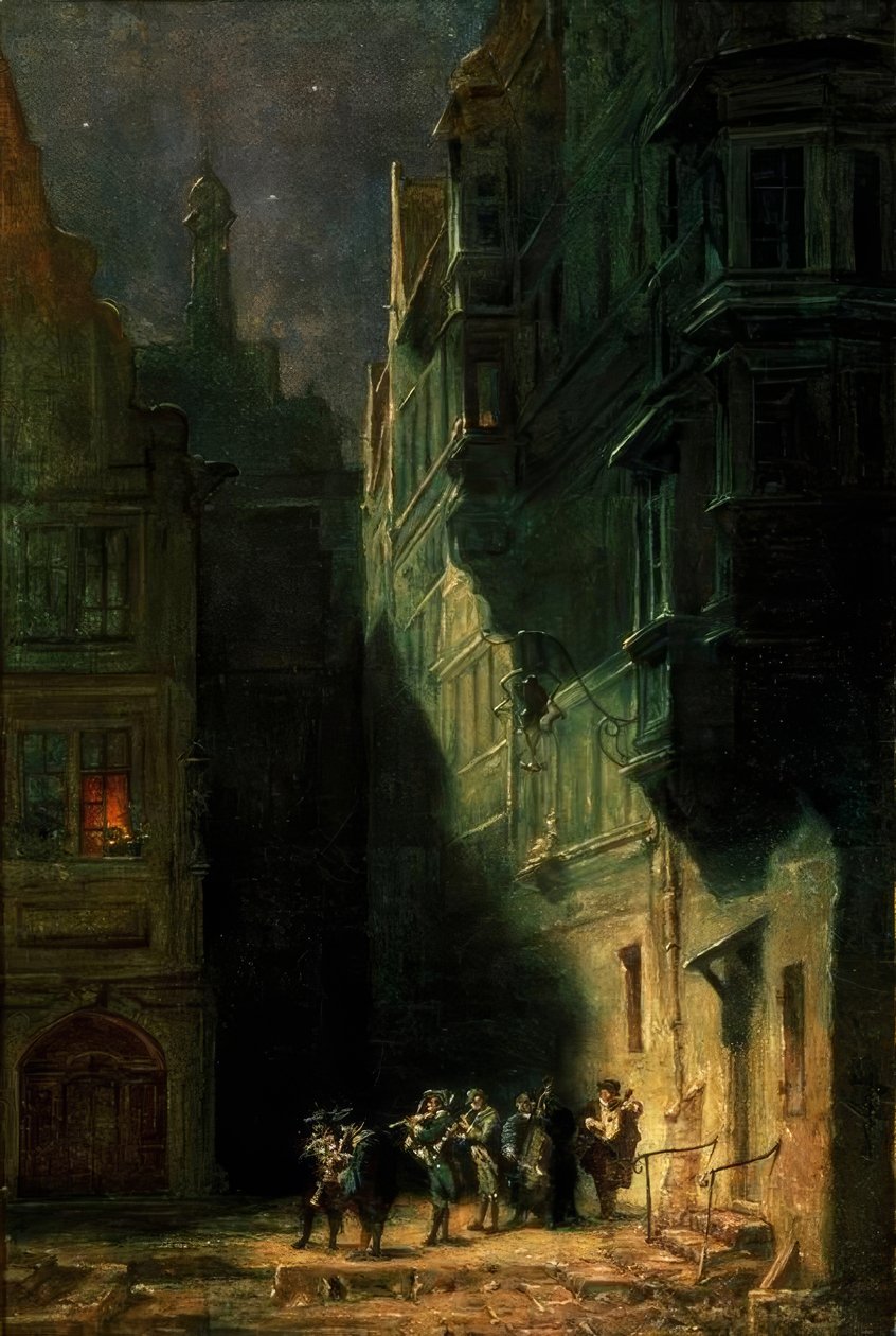 serenat by Carl Spitzweg
