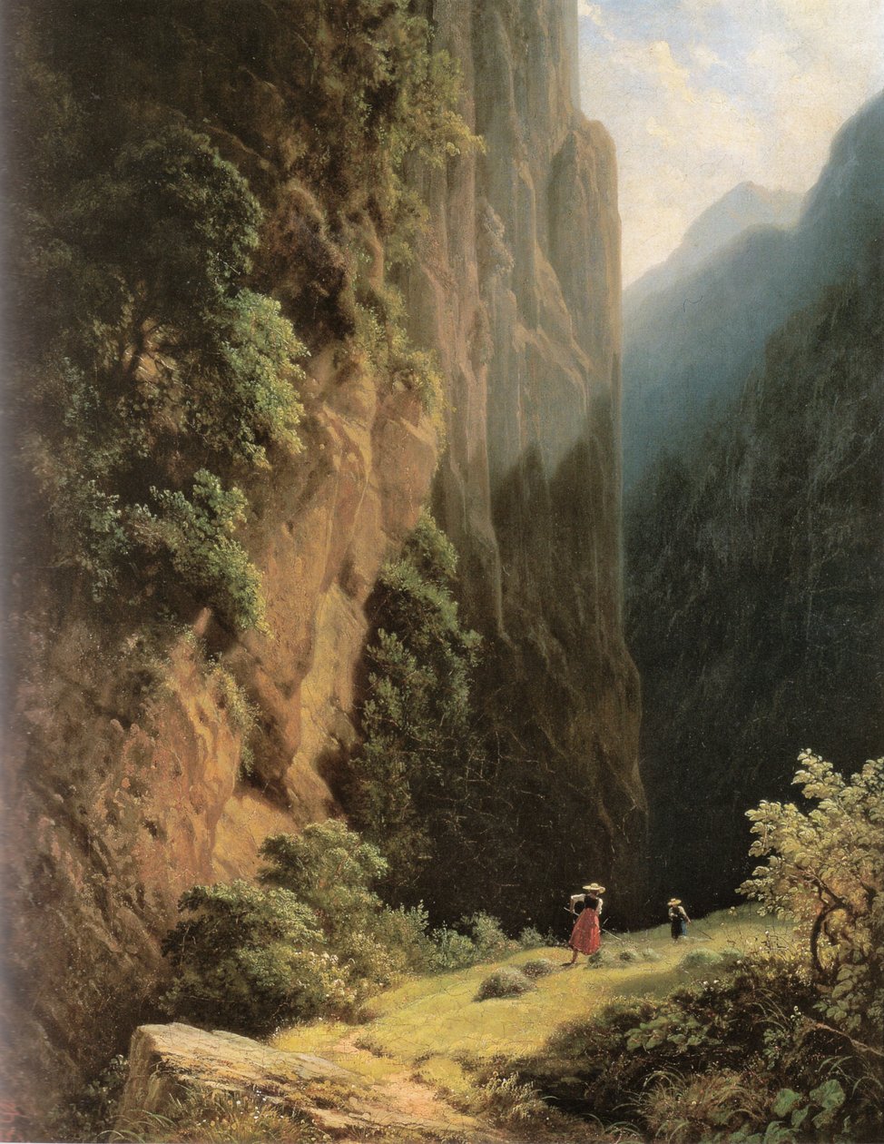 Dağlarda biçme makineleri by Carl Spitzweg