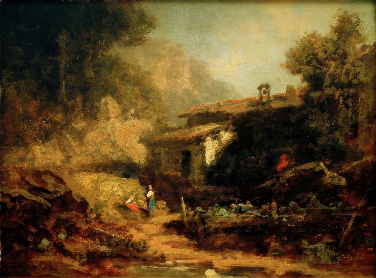 dağlarda değirmen by Carl Spitzweg