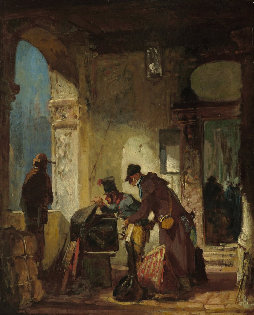 Papalık Gümrük Revizyonu by Carl Spitzweg