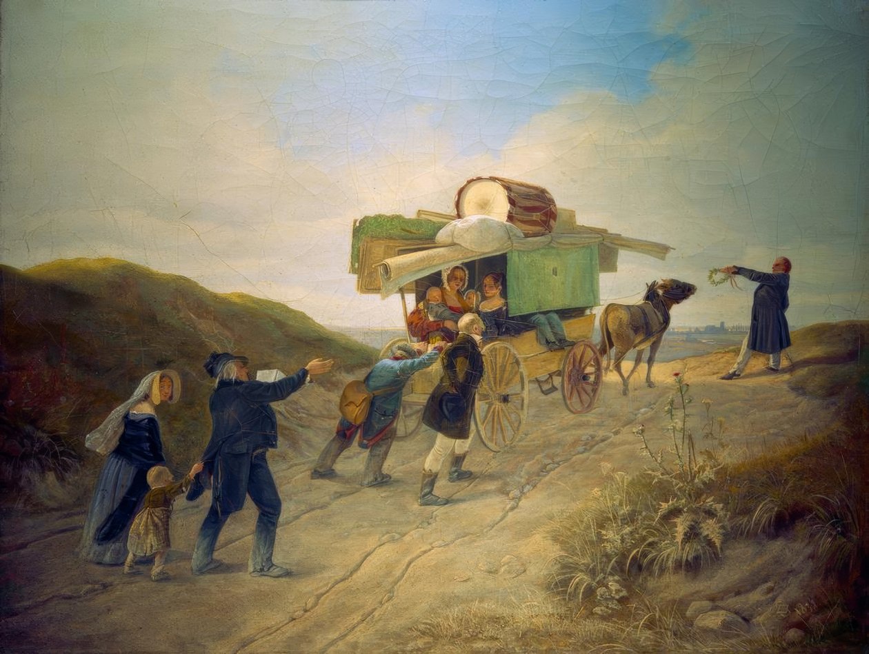 gezgin komedyenler by Carl Spitzweg
