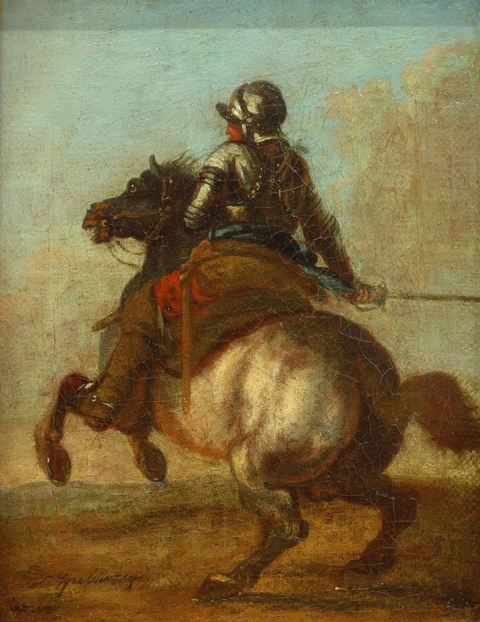 binicilik portre by Carl Spitzweg