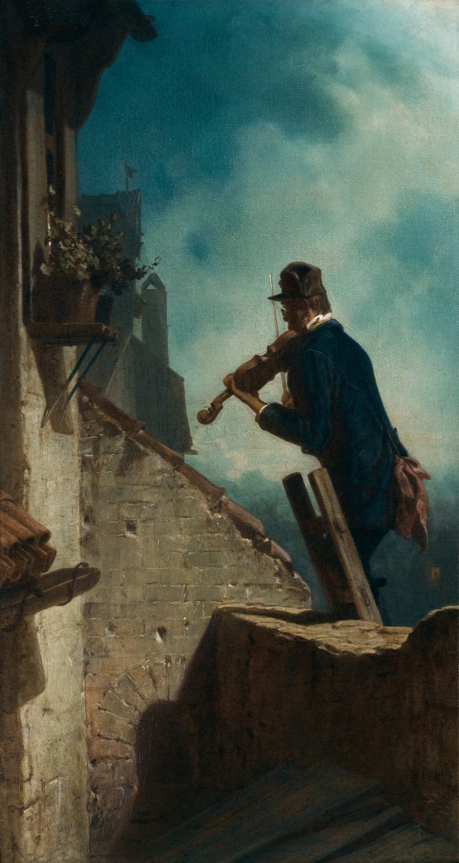 serenat by Carl Spitzweg