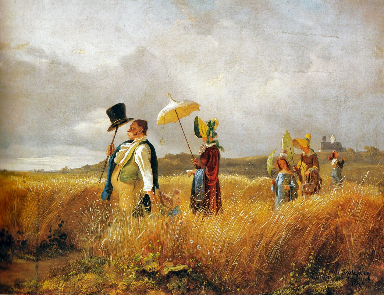 Pazar Yürüyüşü by Carl Spitzweg
