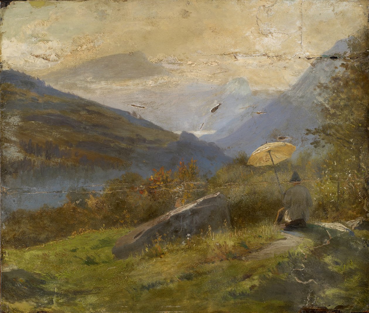 Ressam, 1860 dolayları by Carl Spitzweg
