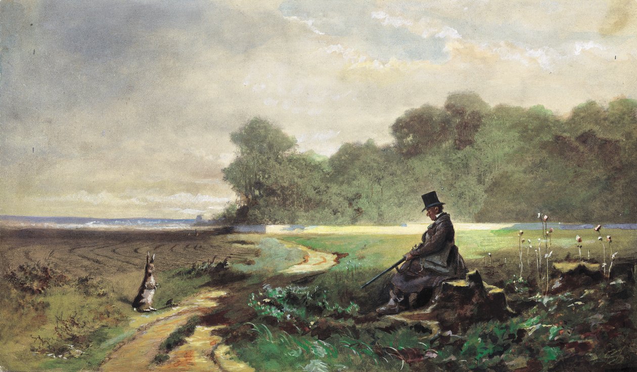 Pazar Avcısı by Carl Spitzweg