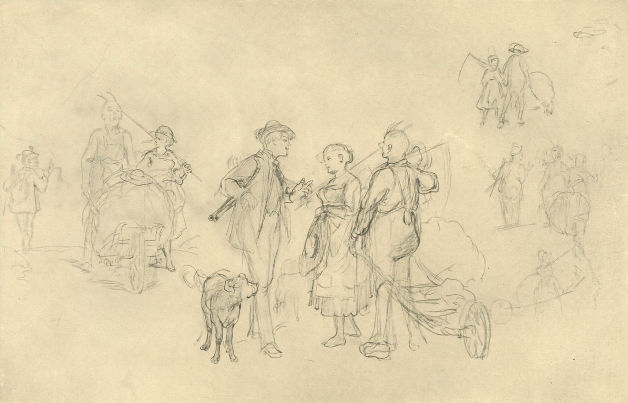 Verabredetes Rendezvous, 19. yüzyılın ortaları, c1924. by Carl Spitzweg