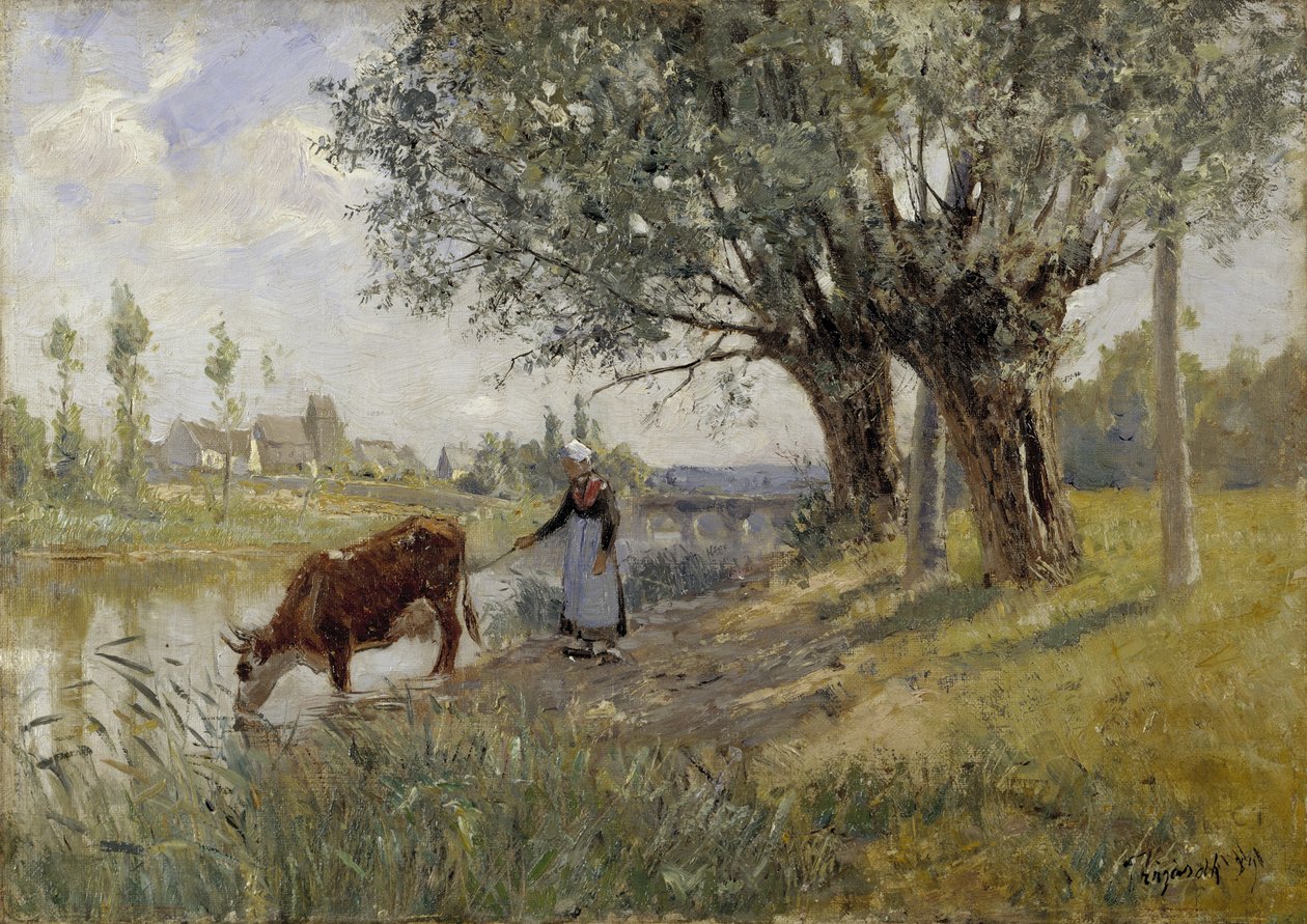 Grez-sur-Loing yakınlarındaki kırsal by Carl Tragardh