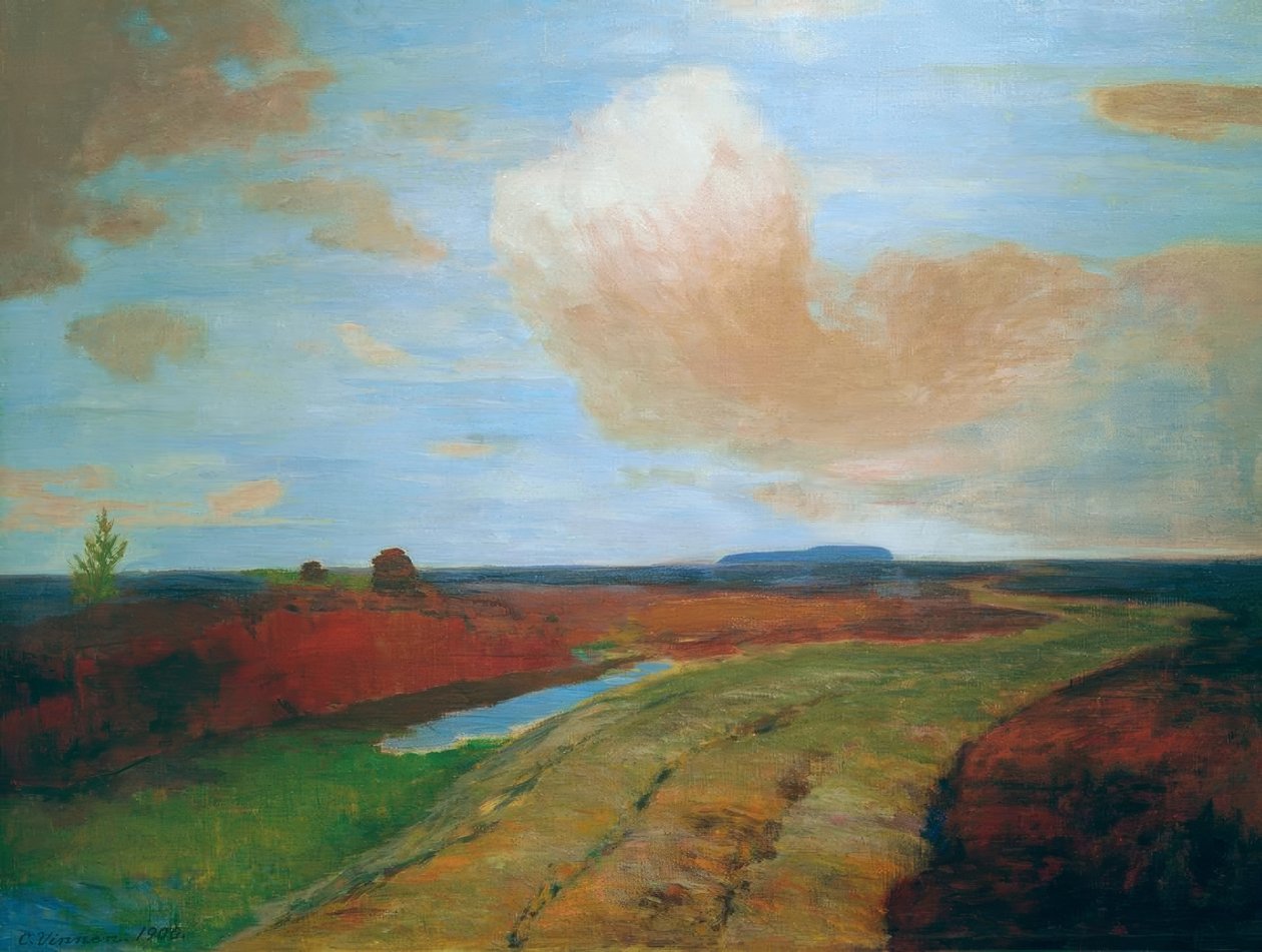 Bozkırda akşam havası by Carl Vinnen