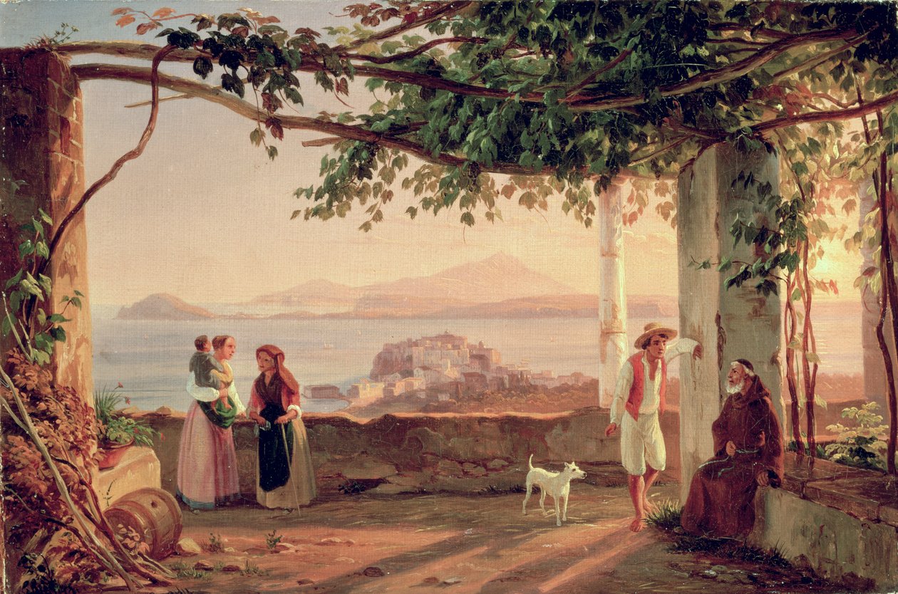 Pozzuoli, yaklaşık 1831 by Carl Wilhelm Goetzloff