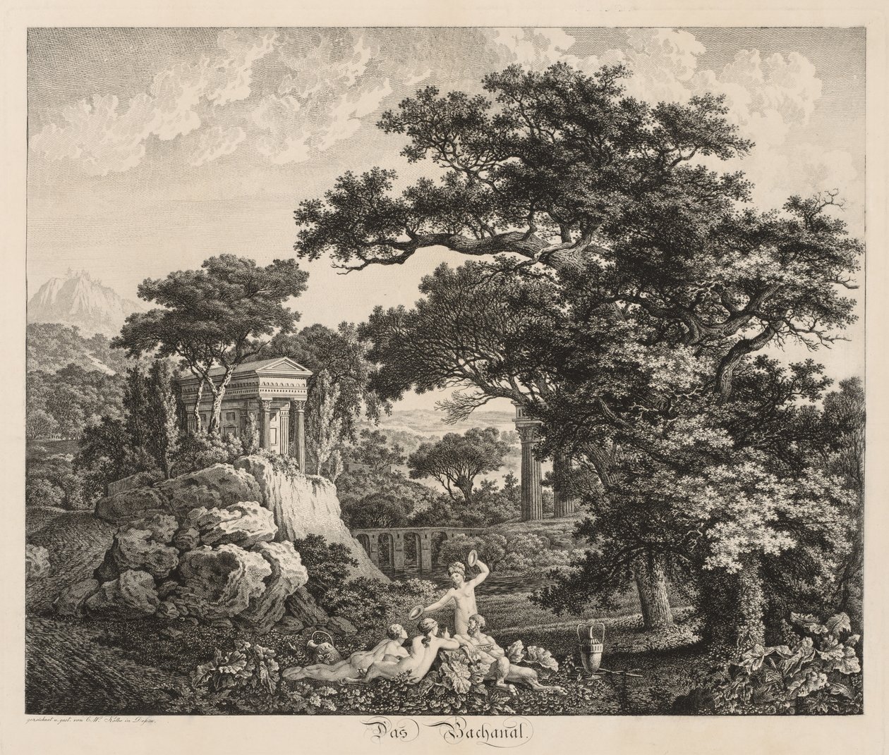 Bachanal. by Carl Wilhelm Kolbe I