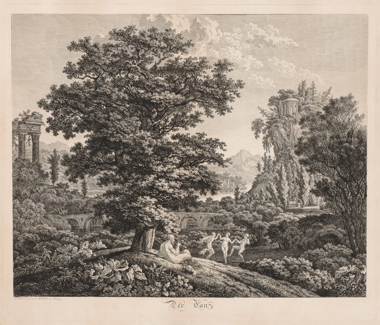 Dans, 1799. by Carl Wilhelm Kolbe I