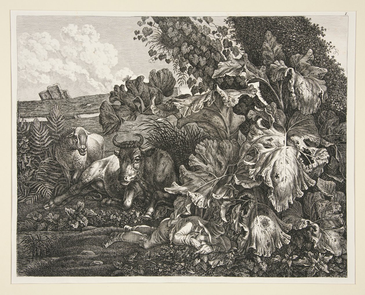 Manzara by Carl Wilhelm Kolbe the elder