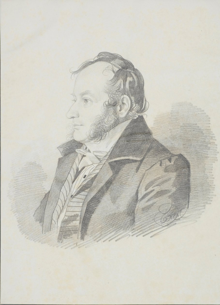 E.E. Jungzurt, 1830s. by Carl von Hampeln