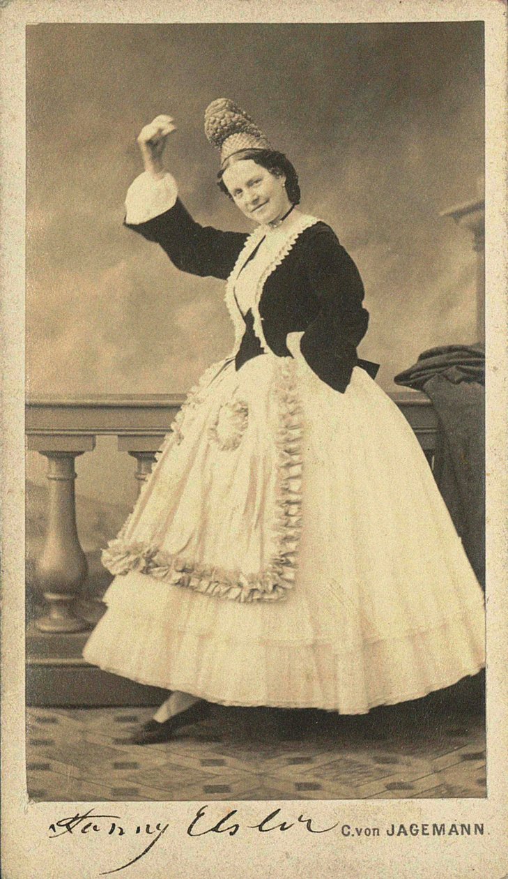 Fanny Elsler, 1870. by Carl von Jagemann