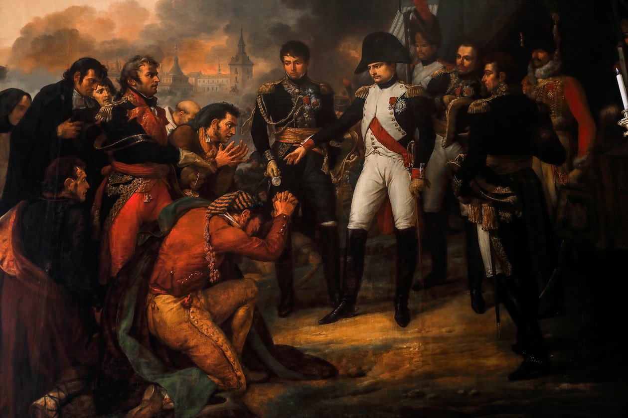 Napolyon 1808'de Madrid'in önünde by Carle Vernet