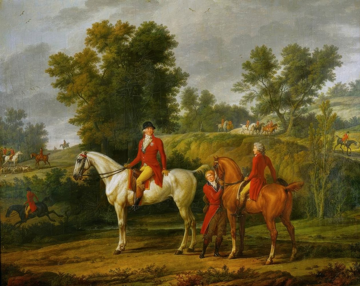 Philippe Egalite ve oğlu / Vernet by Carle Vernet