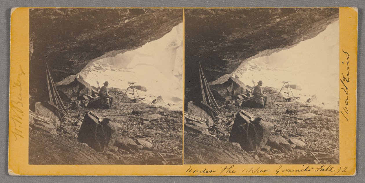 Yukarı Yosemite Düşüşü Altında by Carleton E. Watkins