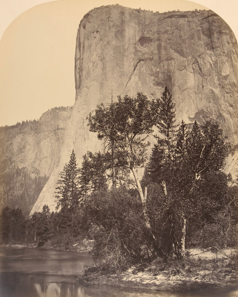 Tutucanula, El Capitan, 1861. by Carleton Emmons Watkins