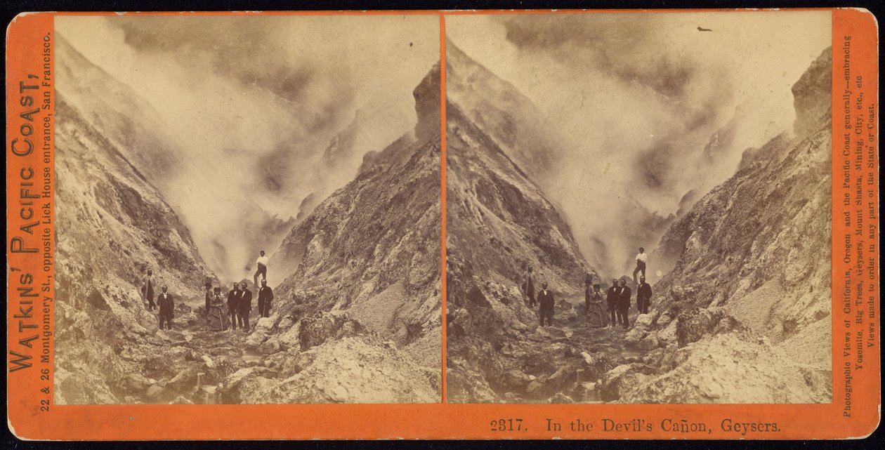 Şeytanın Kanonunda, Gayzerler by Carleton Watkins