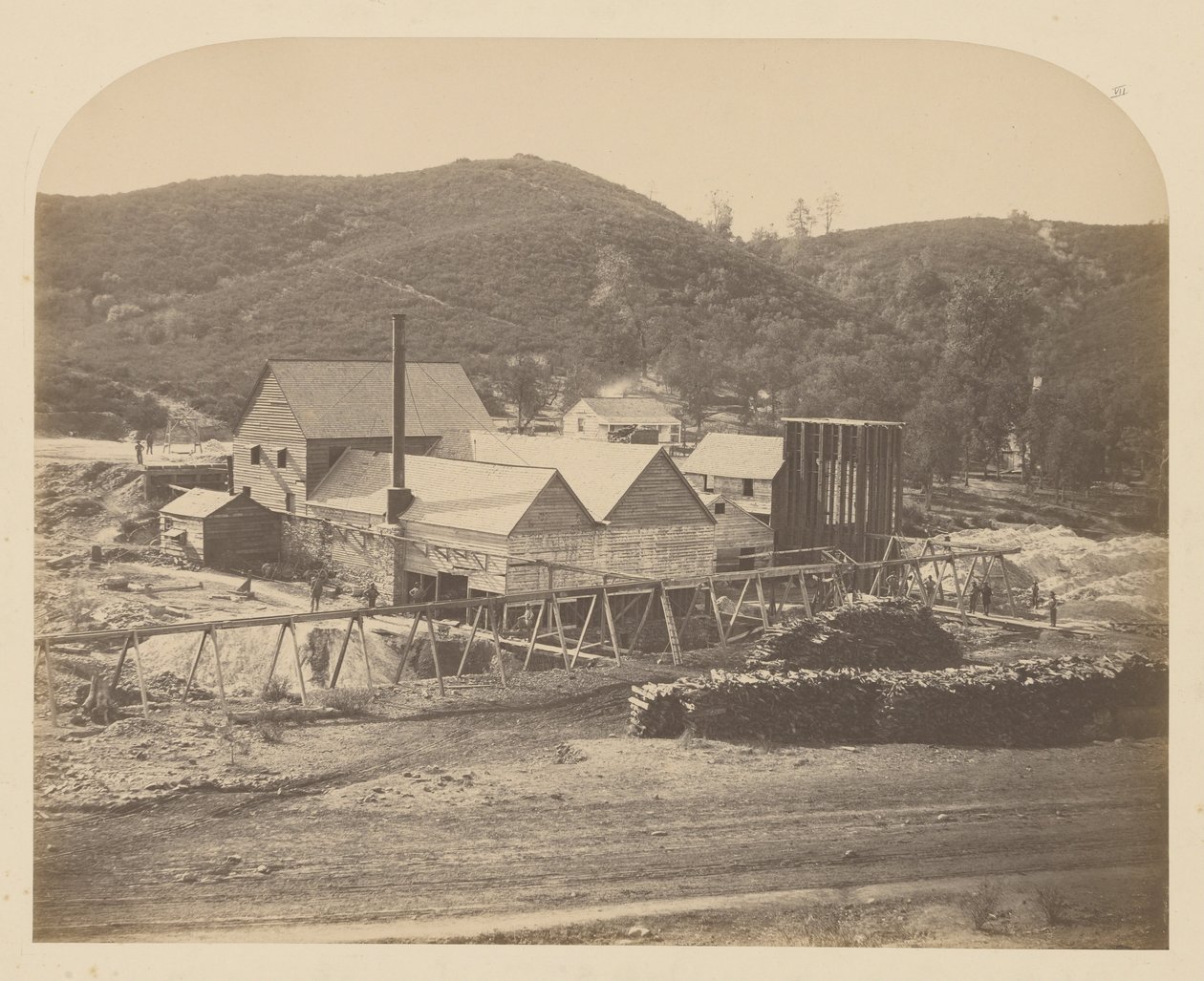 Ophir Dağı Değirmeni by Carleton Watkins