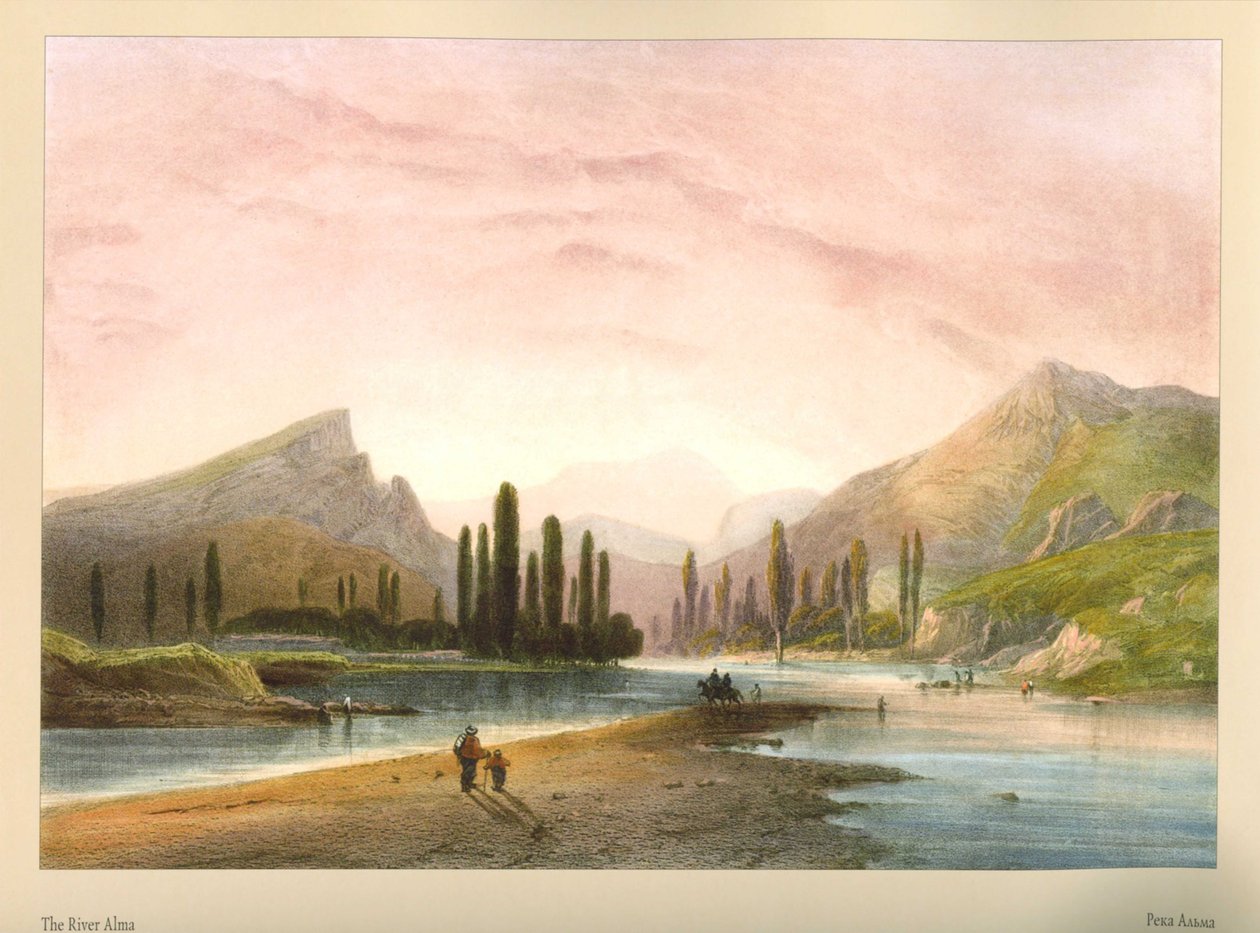 Carlo Bossoli. Alma nehri by Carlo Bossoli