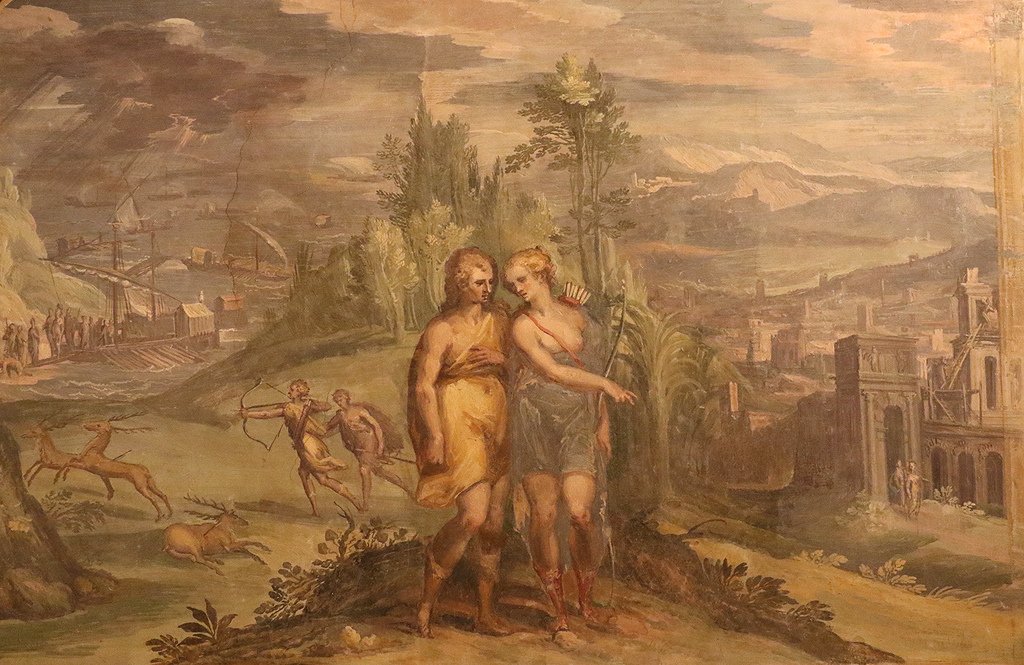 Venüs ve Aeneas by Carlo Urbino