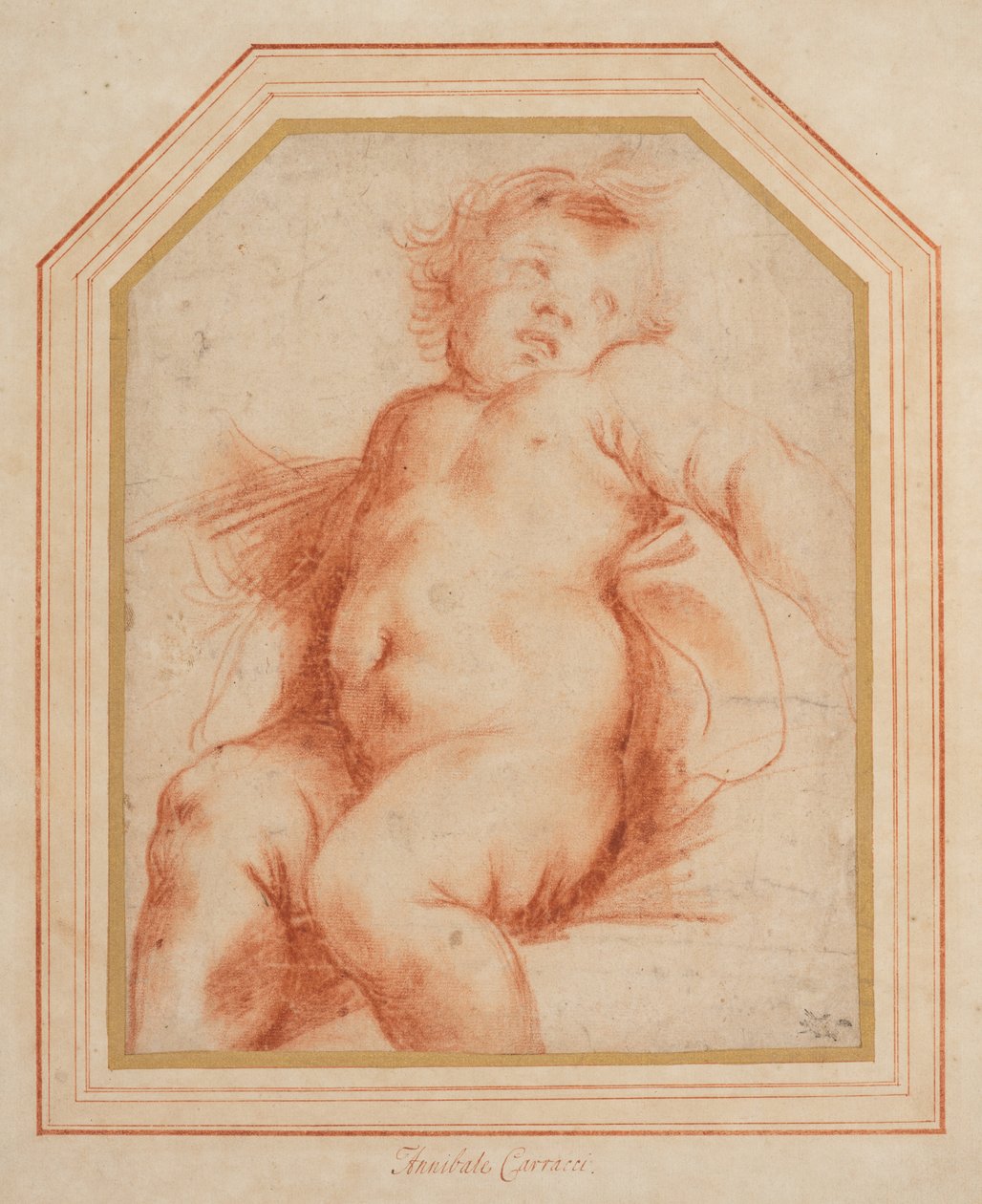 Çıplak bebek by Carlo (attr. to) Cignani