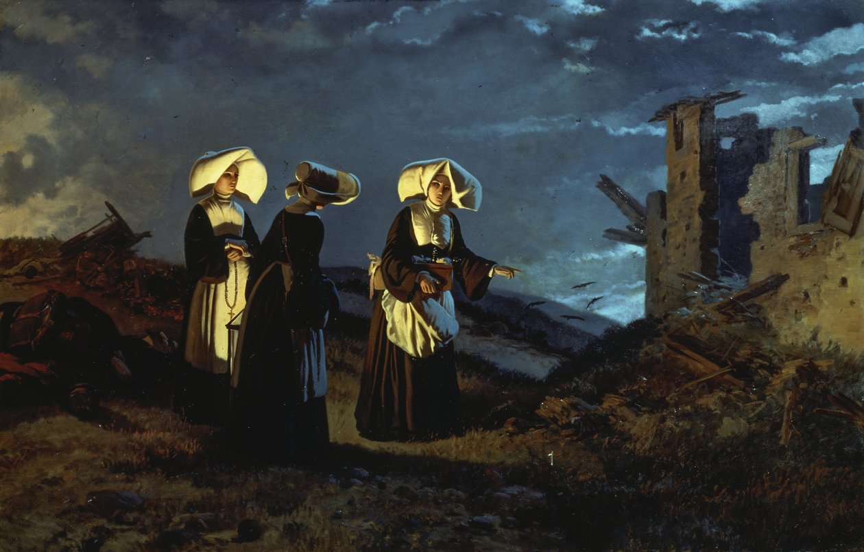 Sedan savaşından sonraki akşam by Carlo Ademollo
