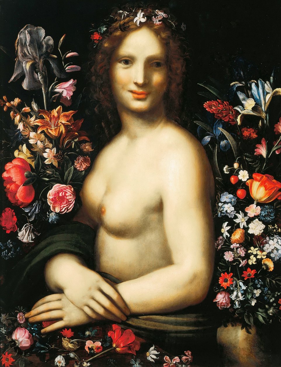 Flora La Nuda, yak. 1600. by Carlo Antonio Procaccini