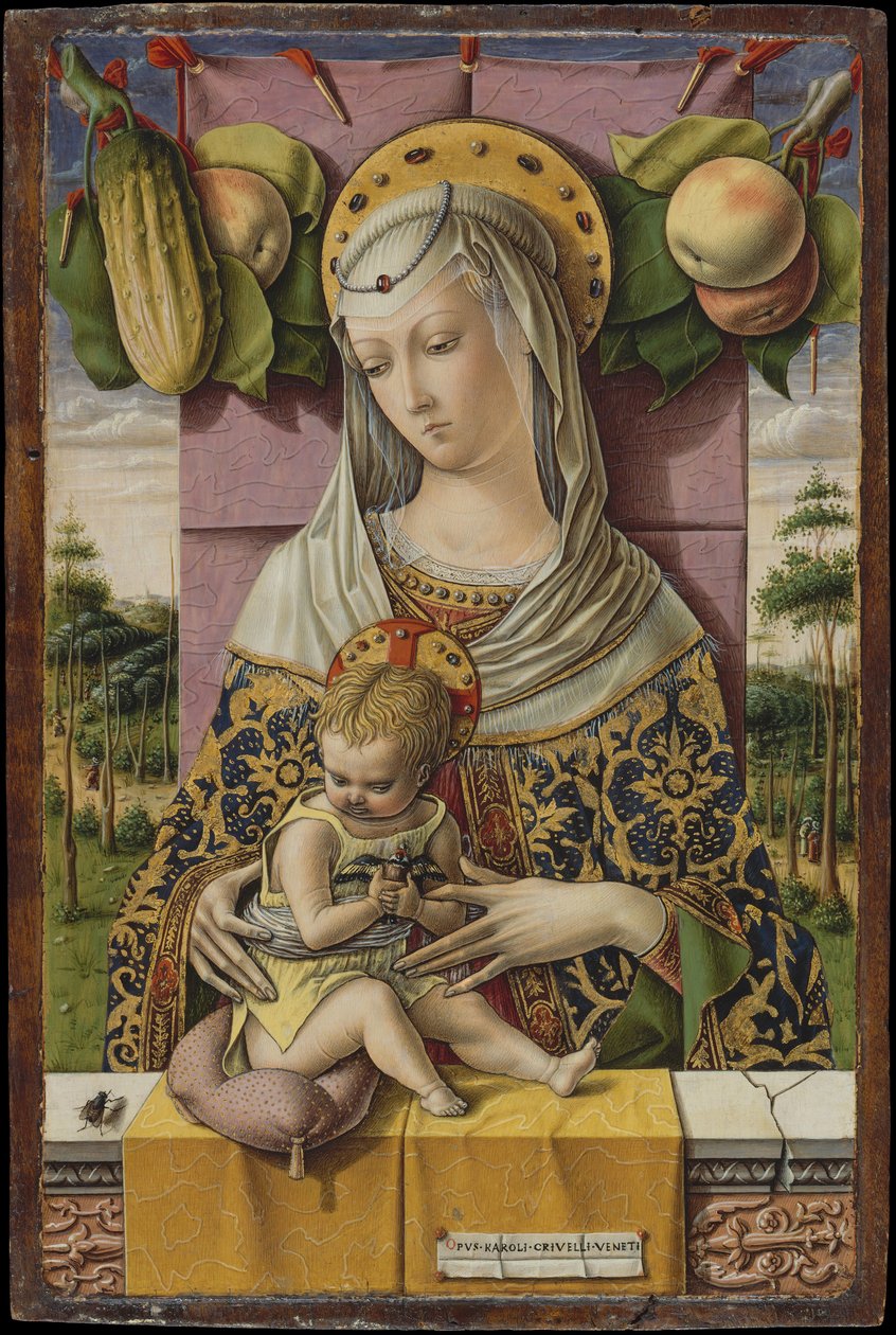 Madonna ve Çocuk, ca. 1480. by Carlo Crivelli