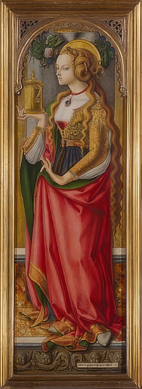Mary Magdalene. 1480 civarında by Carlo Crivelli