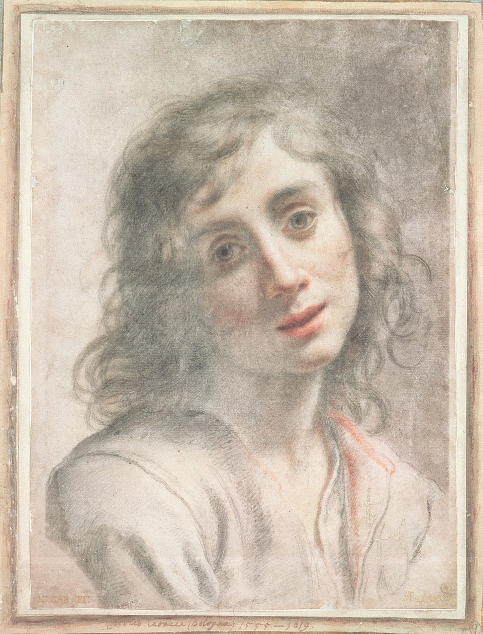 Aziz John Büstü, (pastel) by Carlo Dolci